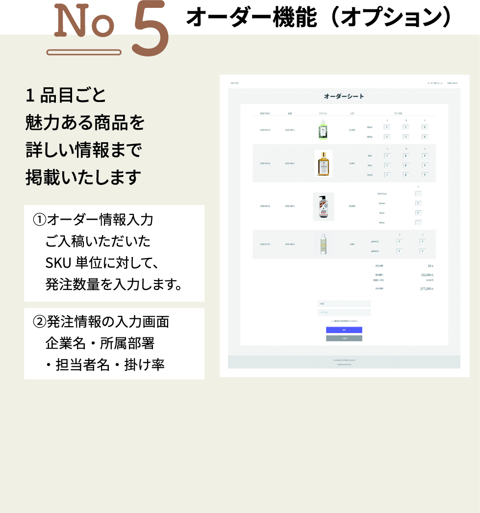 No.5 お問い合わせ